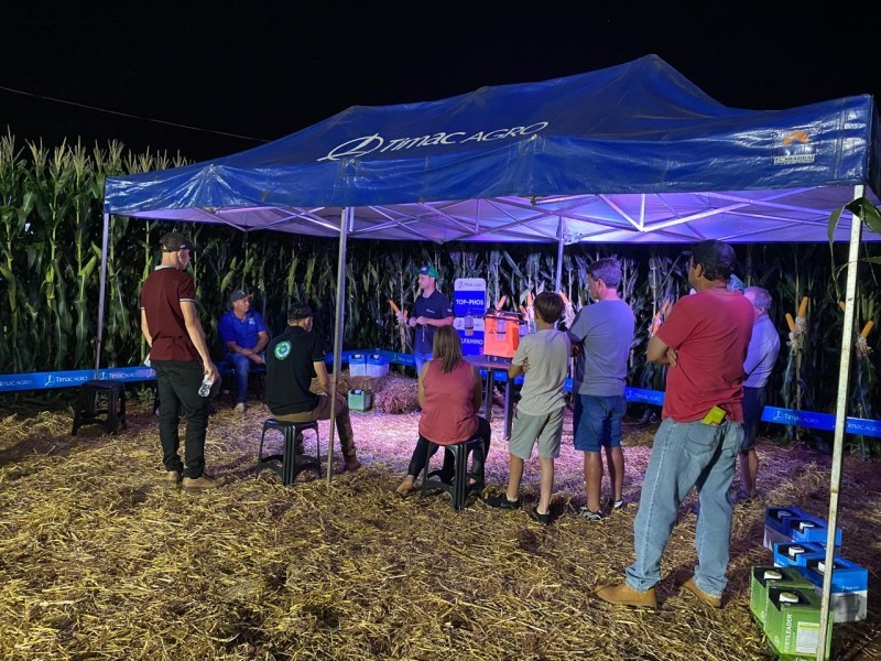 2ª Noite de Campo de Milho demonstra tecnologias para a produção do cereal