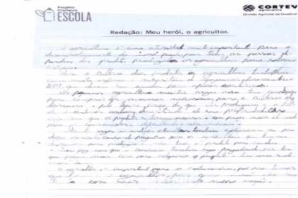 Alunos são premiados com o projeto “Meu Herói o Agricultor”