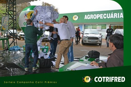 Campanha Cotri Prêmios sorteia 21 vale-compras