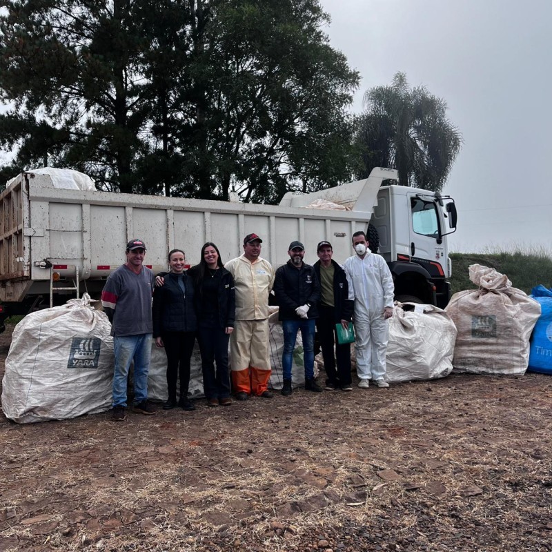 Coleta itinerante de embalagens vazias de agrotóxicos mobiliza comunidades rurais de Frederico Westphalen