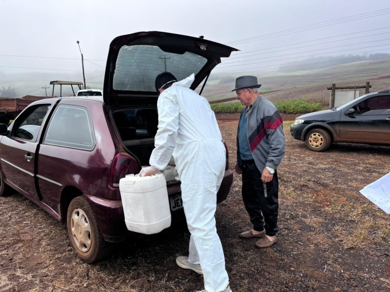 Coleta itinerante de embalagens vazias de agrotóxicos mobiliza comunidades rurais de Frederico Westphalen
