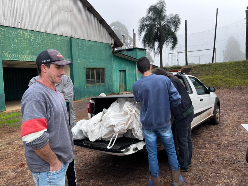 Coleta itinerante de embalagens vazias de agrotóxicos mobiliza comunidades rurais de Frederico Westphalen
