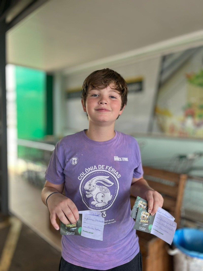 Confira os ganhadores do primeiro sorteio da campanha de 67 anos