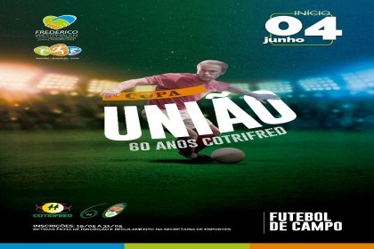 Copa União 60 anos COTRIFRED será realizada