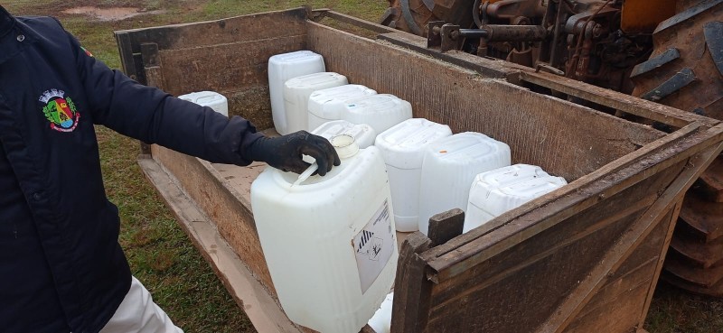 Cotrifred apoia coleta de embalagens vazias de agrotóxicos em Taquaruçu do Sul em ação alusiva ao Dia Mundial do Meio Ambiente