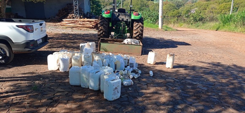 Cotrifred apoia coleta de embalagens vazias de agrotóxicos em Taquaruçu do Sul em ação alusiva ao Dia Mundial do Meio Ambiente