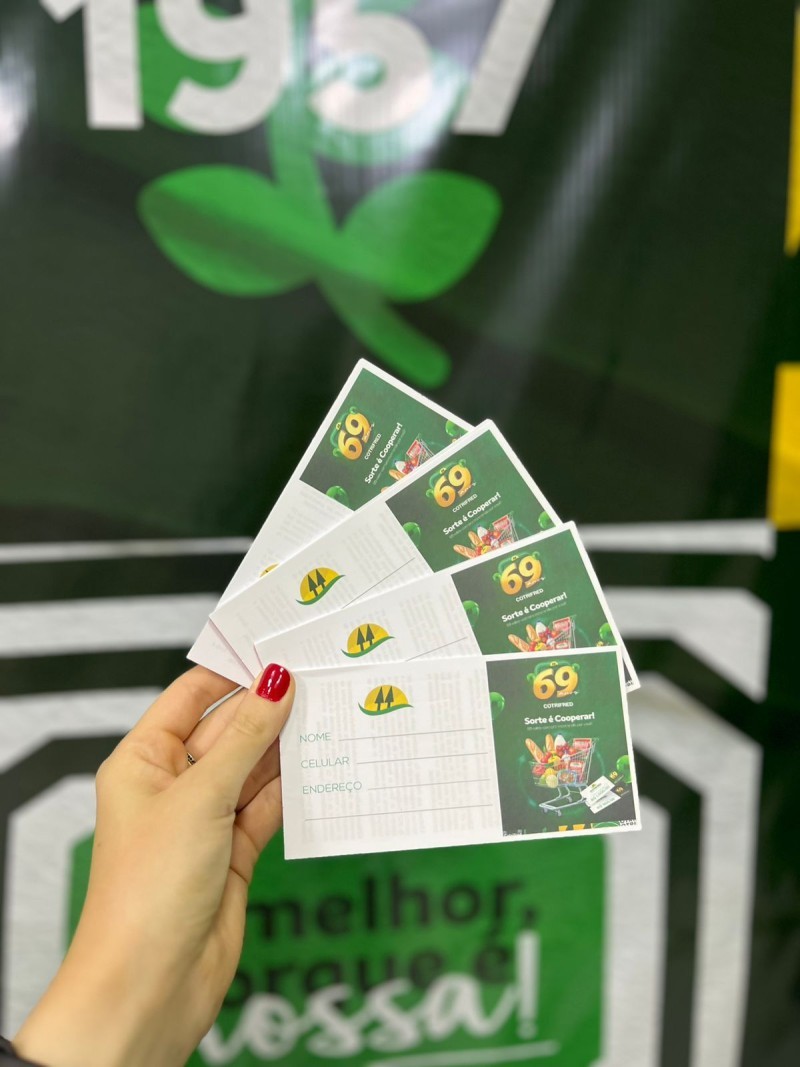 Cotrifred celebra 69 anos com campanha “Sorte é Cooperar” e reforça compromisso com a comunidade por meio de ampla premiação