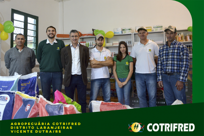 Cotrifred inaugura agropecuária