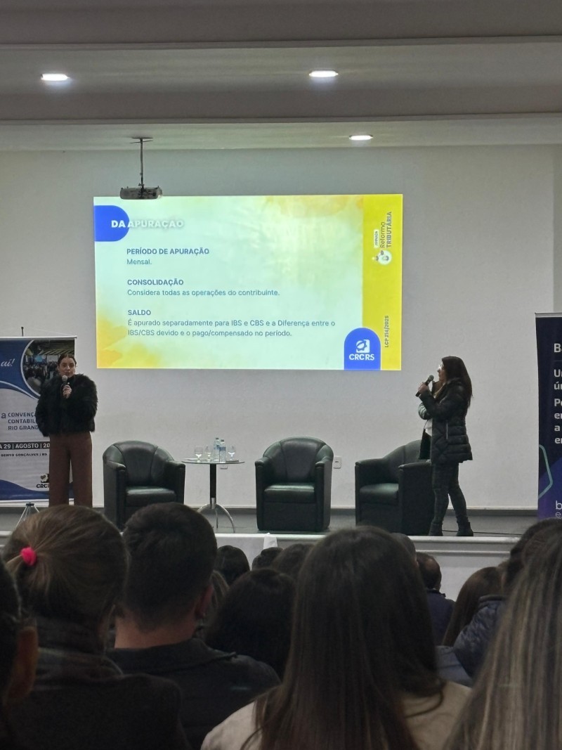 Cotrifred participa da Jornada da Reforma Tributária: Palestra CRCRS