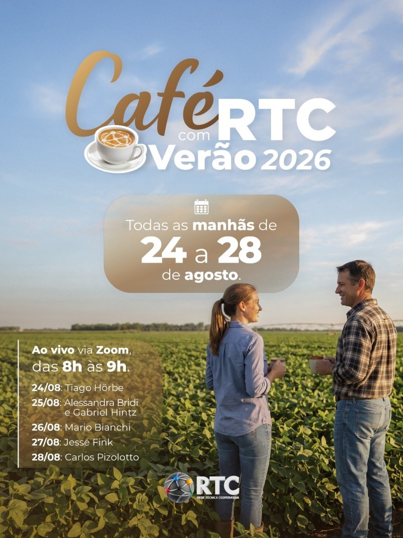 Cotrifred participa da Semana Café com RTC Verão, promovida pela Rede Técnica Cooperativa