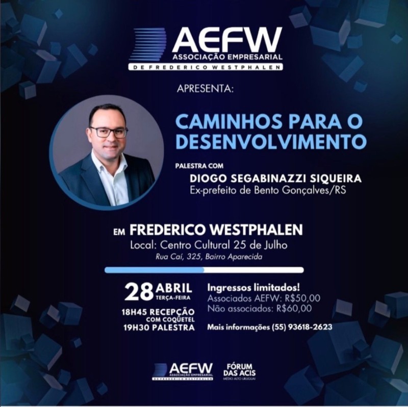 Cotrifred participa do evento “Caminhos para o Desenvolvimento” promovido pela AEFW