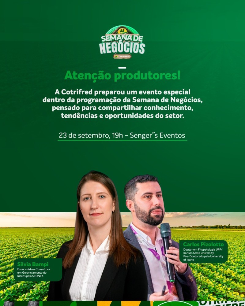 Cotrifred prepara Semana de Negócios com evento especial