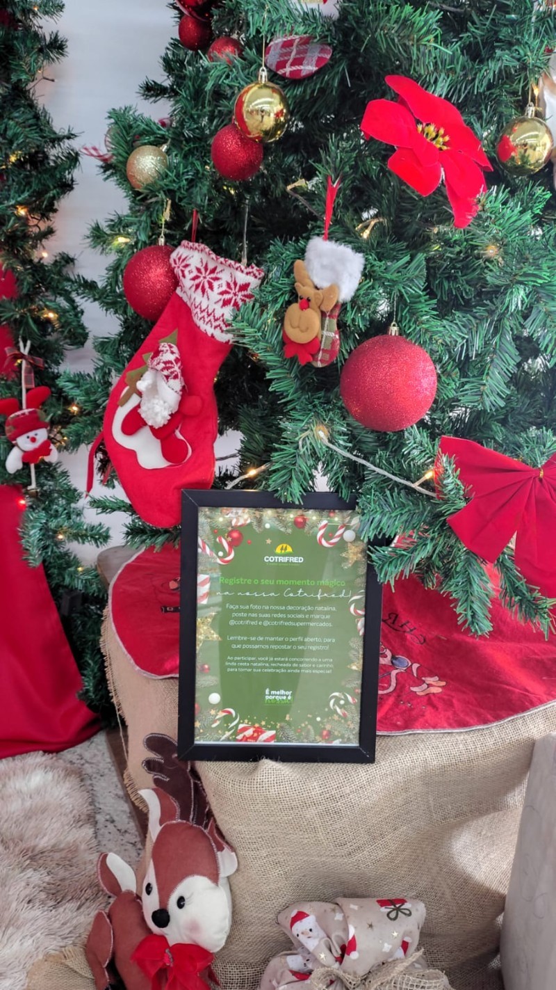 Cotrifred prepara unidades para receber associados e clientes neste natal