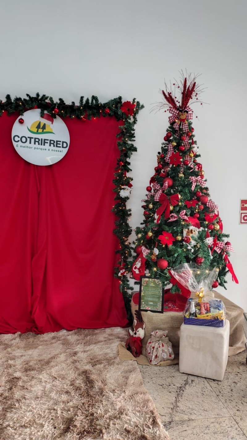 Cotrifred prepara unidades para receber associados e clientes neste natal