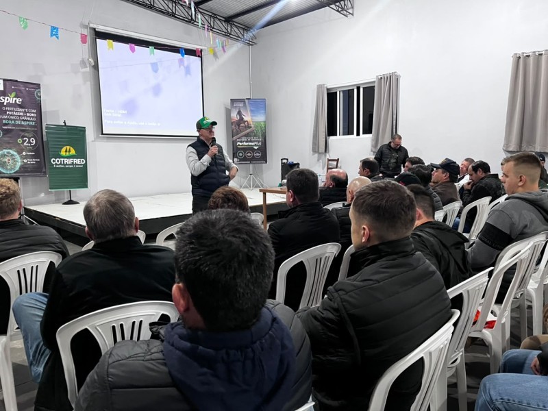 Cotrifred promove encontros sobre inovação e tecnologia para altos rendimentos nas culturas de grãos
