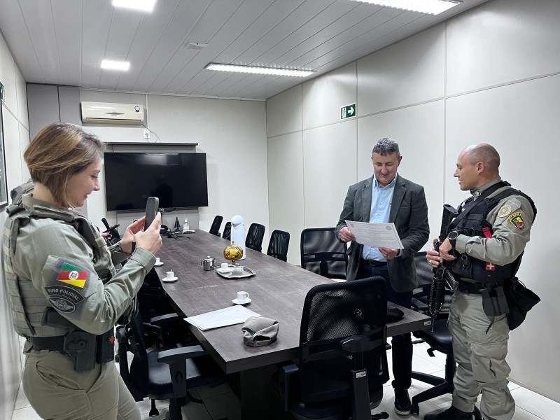 Cotrifred recebe certificado de reconhecimento pelo Comando do 37º Batalhão de Polícia Militar