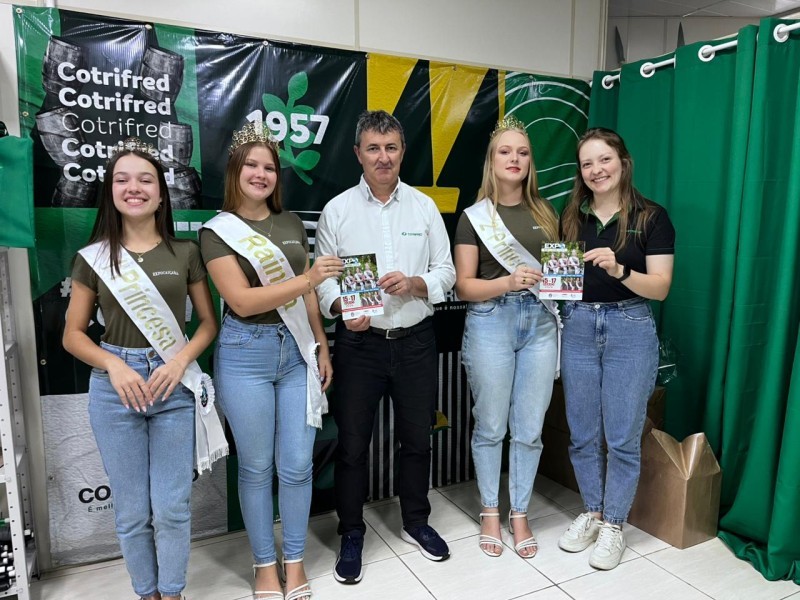 Cotrifred recebe visita de agradecimento das soberanas da Expocaiçara 2026
