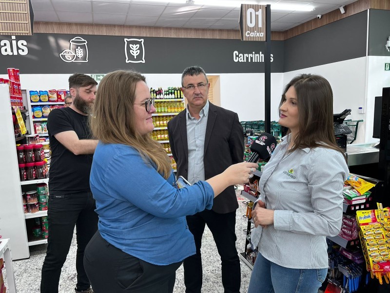 Cotrifred reinaugura nova unidade de Supermercado e Loja Agropecuária em Vista Alegre