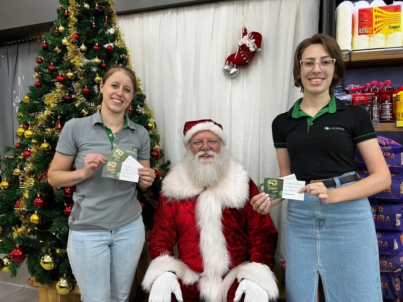 Cotrifred sorteia mais R$ 16 mil em vales-compras