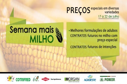 COTRIFRED terá preços especiais para milho e adubo