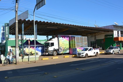 Cotrifred traz a Frederico Westphalen  caminhão de Expedição Agricultura para a Vida
