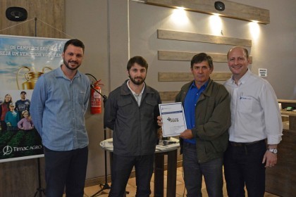 Desafio Colher Mais TIMAC Agro premia associado da Cotrifred