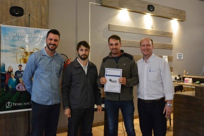 Desafio Colher Mais TIMAC Agro premia associado da Cotrifred