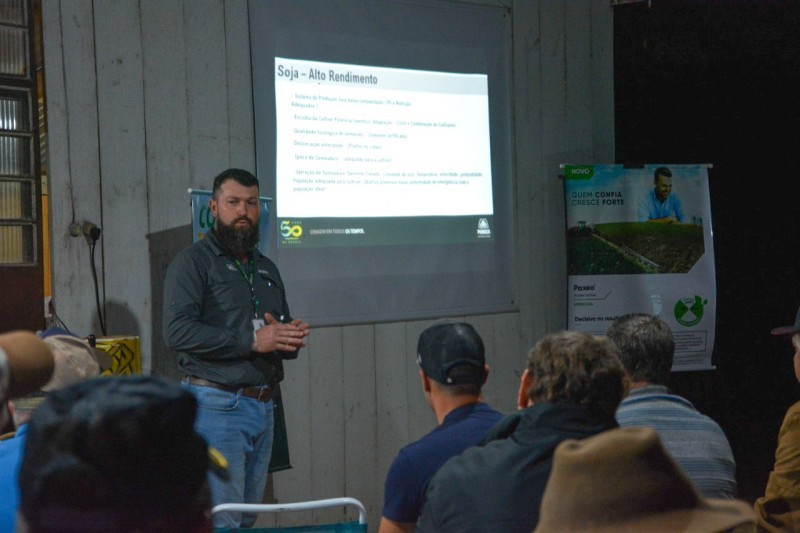 Evento técnico aborda o Manejo de Cultura de Milho e Trigo