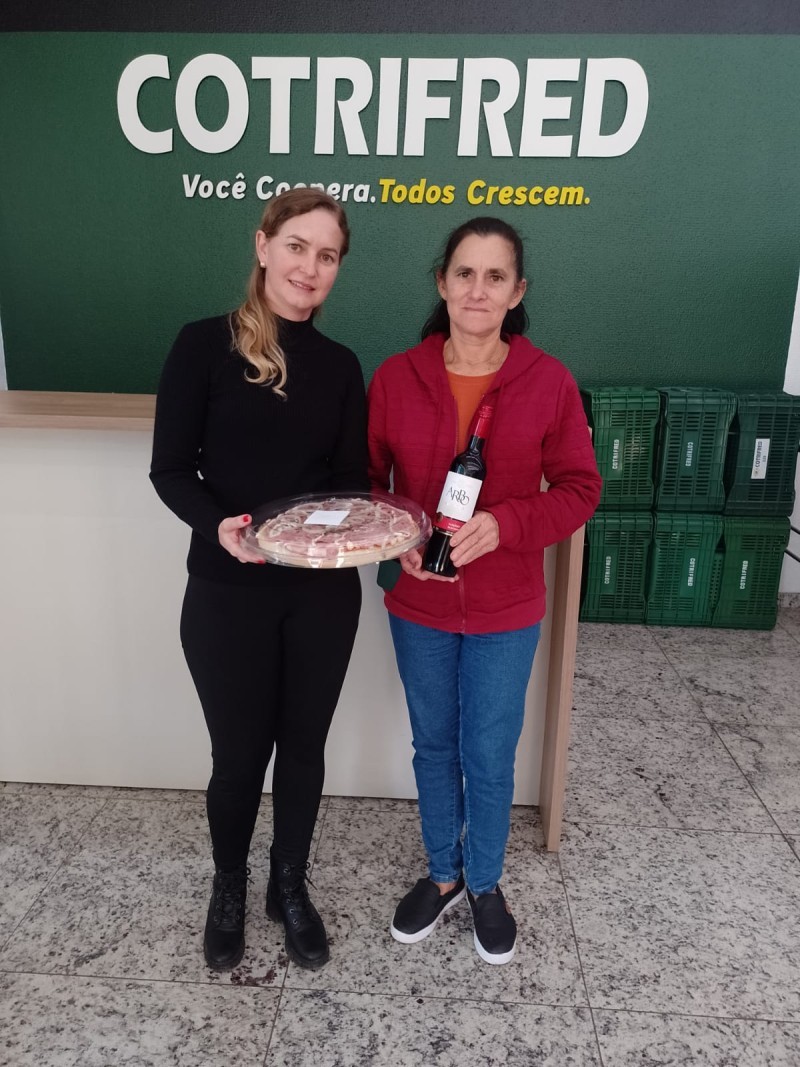 Festival de Pizzas e sorteio especial movimentaram as unidades do Supermercado Cotrifred