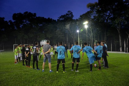 Futebol 7: Confraternizar com os associados