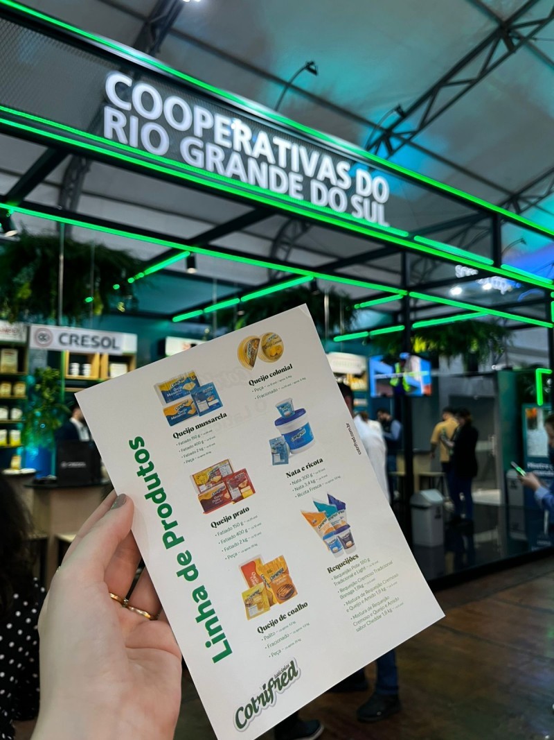 Laticínios Cotrifred participa da 42ª edição de Expoagas 2025