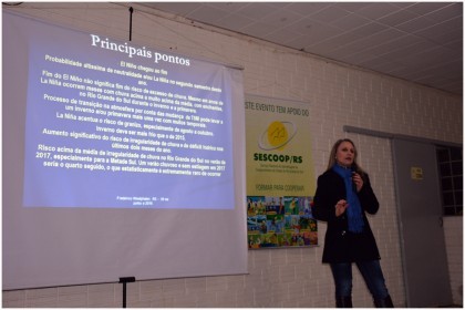 Meteorologista, Estael Siais apresenta previsões climáticas para próxima safra