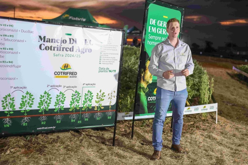 Noite de Campo de Soja da Cotrifred reúne mais de 500 produtores em Frederico Westphalen