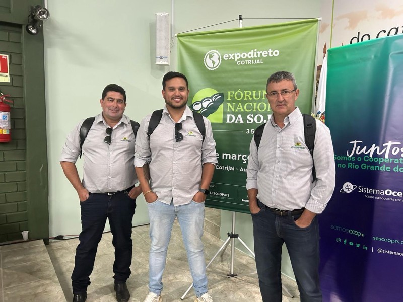 Presidente da Cotrifred acompanha 35º Fórum Nacional da Soja