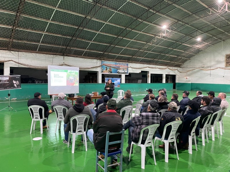 Produtores de Taquaruçu do Sul participam de encontro técnico sobre bioinsumos para altas produtividades de milho