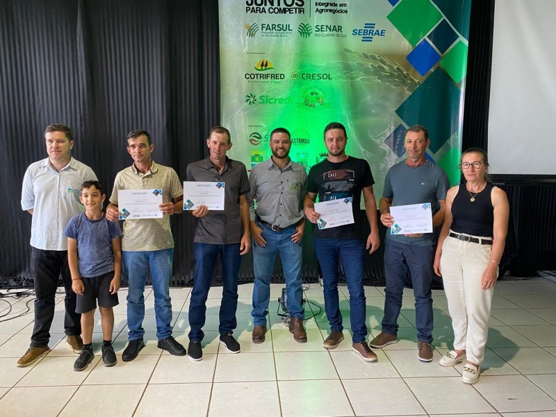 Programa Juntos para Competir encerra trabalho de assistência a grupo de produtores na região do Médio Alto Uruguai