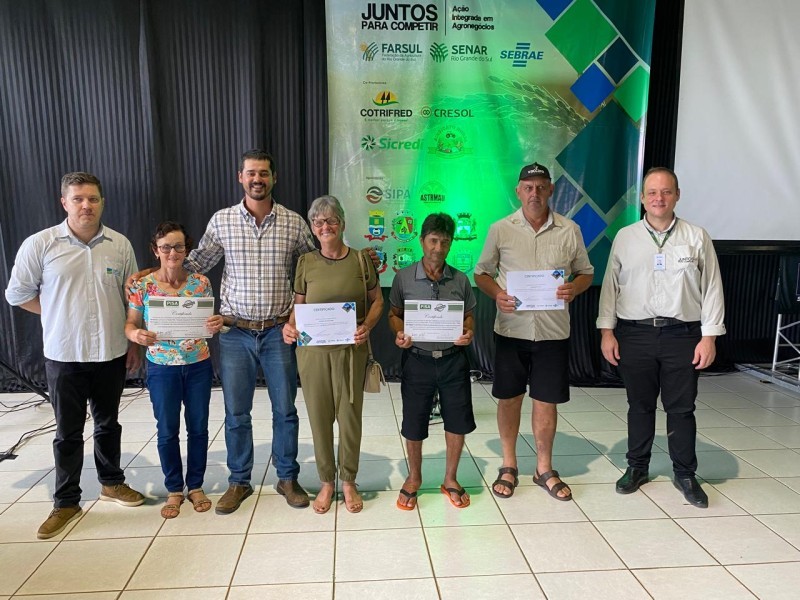 Programa Juntos para Competir encerra trabalho de assistência a grupo de produtores na região do Médio Alto Uruguai