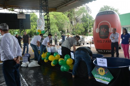 Programação de aniversário inicia com sorteio