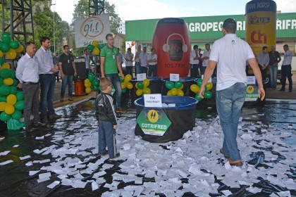 Programação de aniversário inicia com sorteio