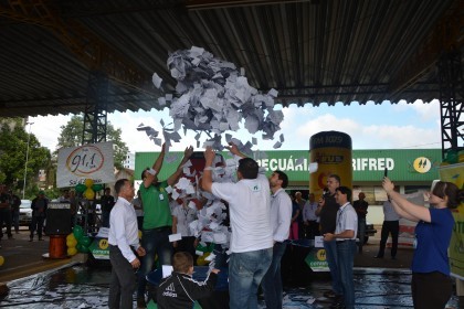 Programação de aniversário inicia com sorteio