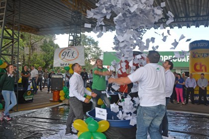 Programação de aniversário inicia com sorteio