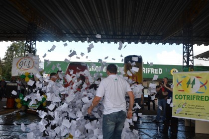 Programação de aniversário inicia com sorteio