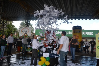 Programação de aniversário inicia com sorteio