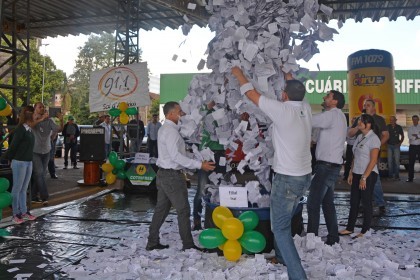 Programação de aniversário inicia com sorteio