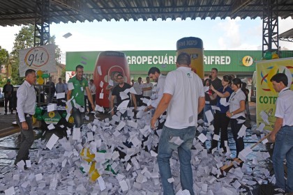 Programação de aniversário inicia com sorteio