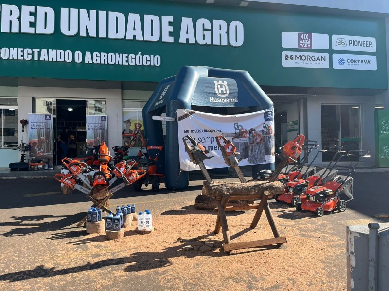 Semana da Husqvarna movimenta unidades da Cotrifred com ofertas e atendimento técnico especializado