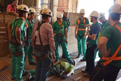 Treinamento de NR 35 é realizado com colaboradores