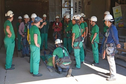 Treinamento de NR 35 é realizado com colaboradores