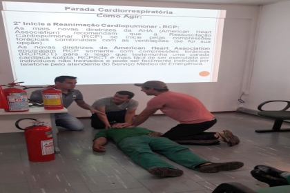 Treinamento sobre prevenção e combate a incêndio é realizado