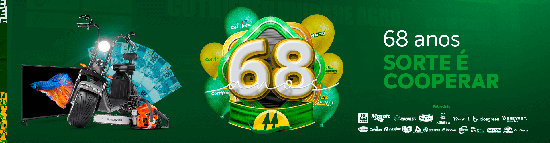 68 anos